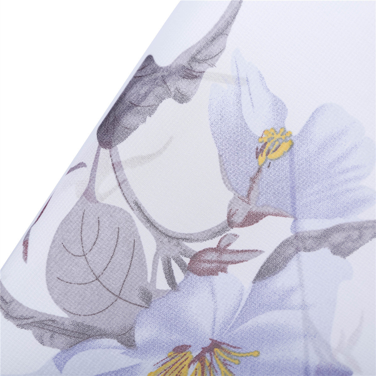 Simple Orchid Printing Vacation Beach Bikini Cardigan Chiffon Sunscreen Jacket