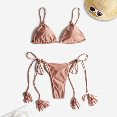 Bikini Sexy Bikini Swimsuit Sexy Rope Swimming Pool Swimsuit