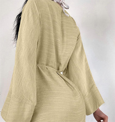Beach Cover Up Thin Outer Match V Neck Beach Cover Up Beach Vacation Sun Protection Blouse