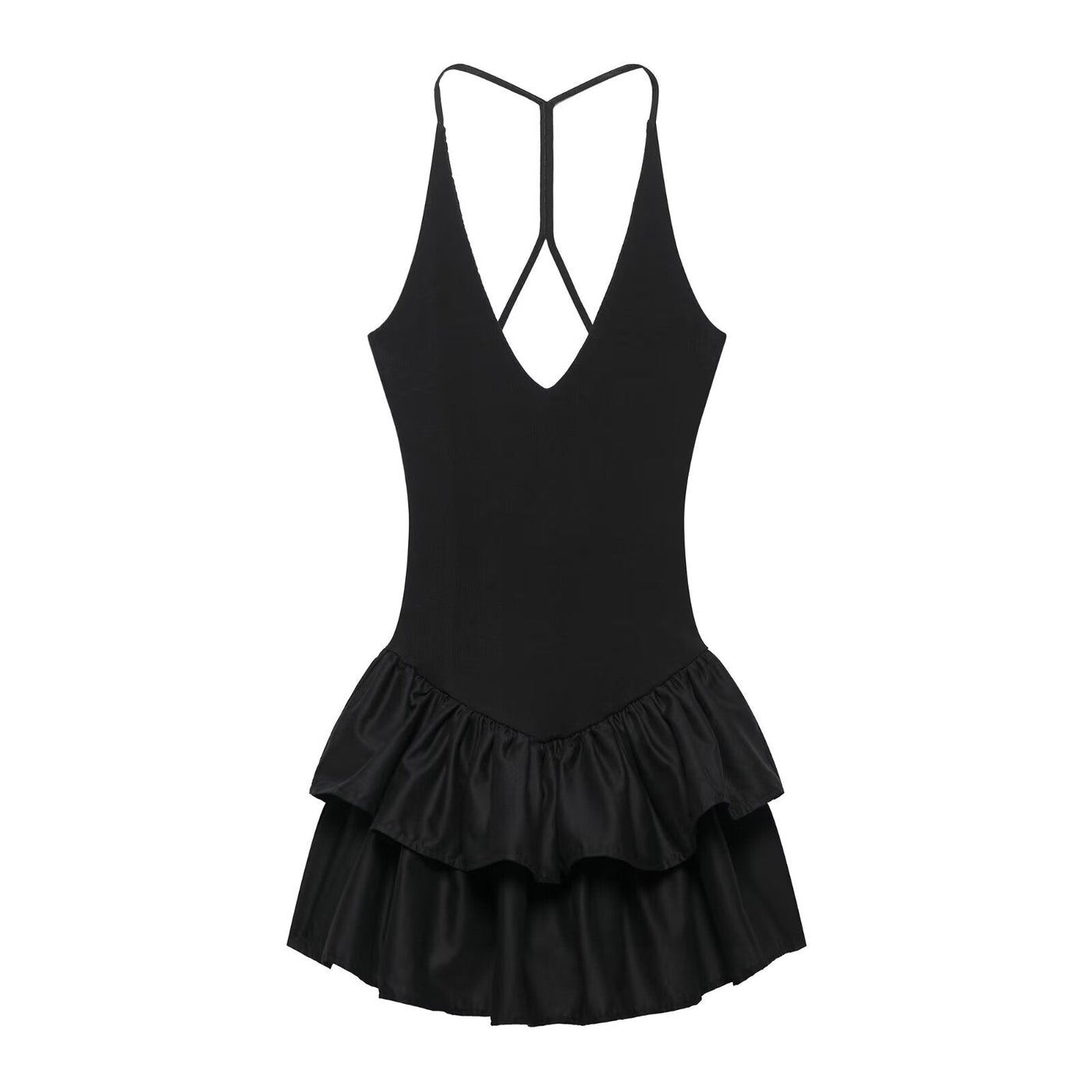 Women Clothing Spring Slim Fit Slimming Casual Sling Strap Sexy Dress