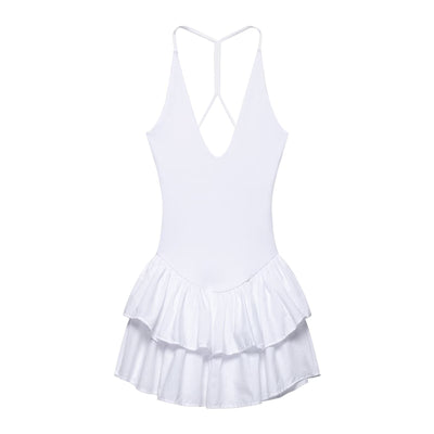 Women Clothing Spring Slim Fit Slimming Casual Sling Strap Sexy Dress