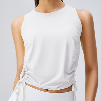 Yoga Wear Women Spring Summer Sun Protection Top Professional High End Fashionable Workout Clothes Vest Women Quick Drying Sports Blouse