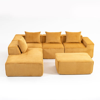 Multi person modular compression sofa that can be freely combined -33005-5