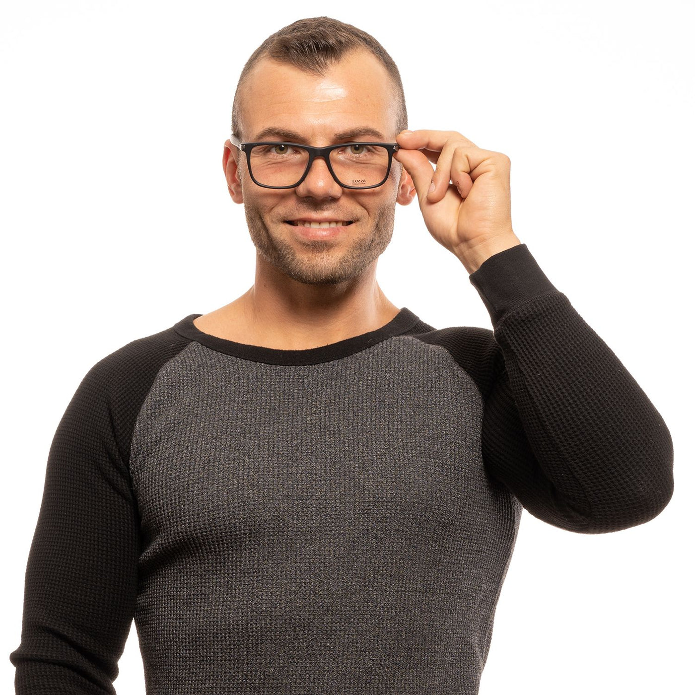 Lozza Black Plastic Glasses (Frames)