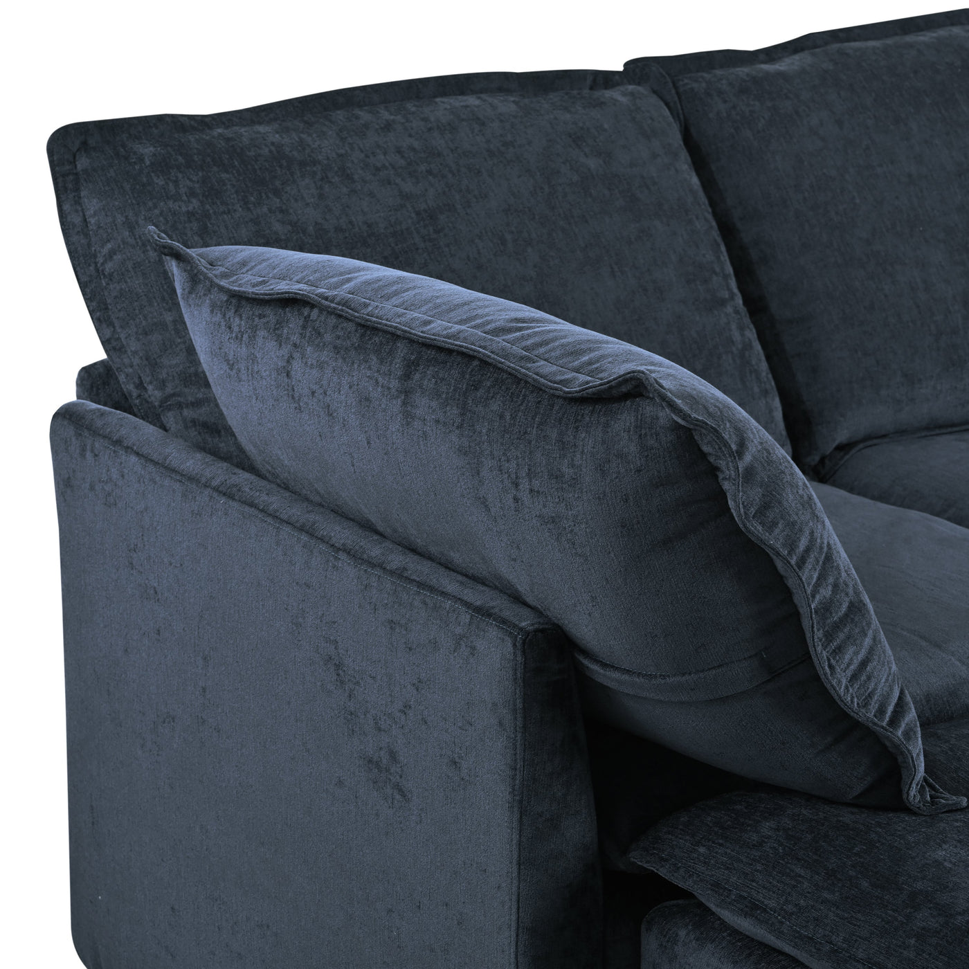 Mirod Versatile 8-Piece Modular Sofa Bed with Storage,Stylish Faux Double-Layer Cushions,Comfortable & Durable Design,Perfect for Any Living Space
