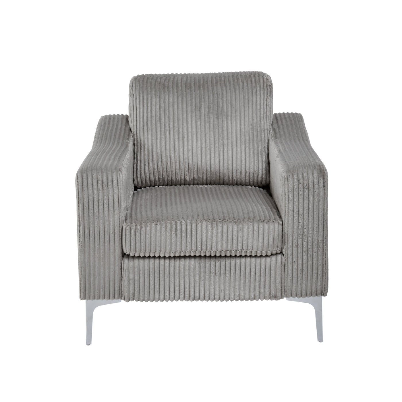 Lounge sofa with armrests that can be assembled,Convertible Sectional Corduroy Sofa,Gray