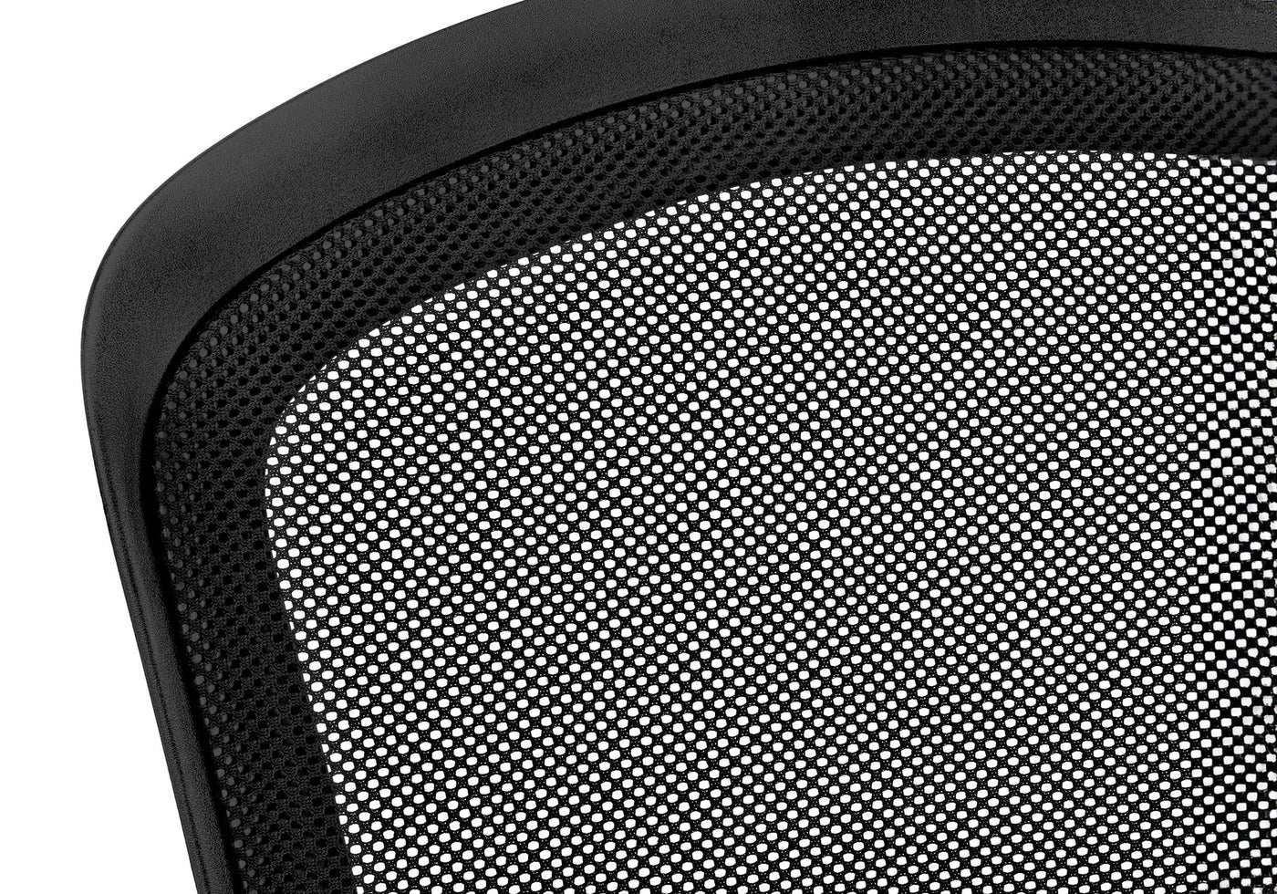 Office Chair, Adjustable Height, Swivel, Ergonomic, Armrests, Computer Desk, Work, Black Mesh, Black Metal, Contemporary, Modern
