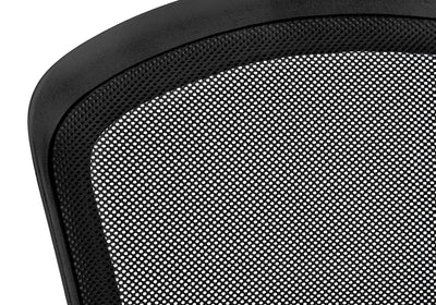 Office Chair, Adjustable Height, Swivel, Ergonomic, Armrests, Computer Desk, Work, Black Mesh, Black Metal, Contemporary, Modern