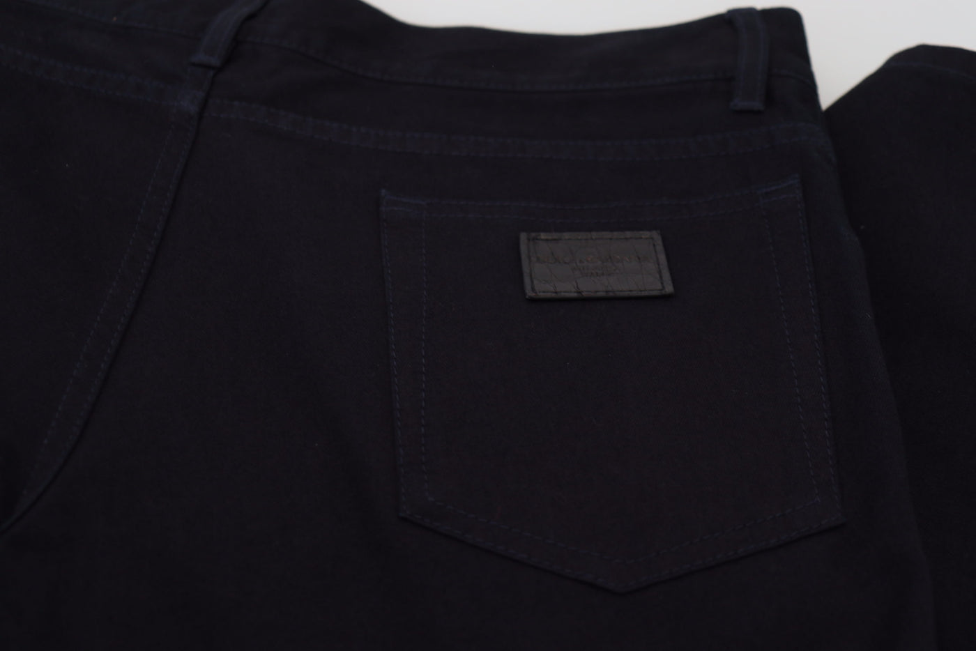 Dolce & Gabbana Black Cotton Skinny Casual Denim Jeans