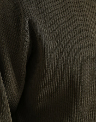 Dolce & Gabbana Green Viscose Crew Neck Men Pullover Sweater