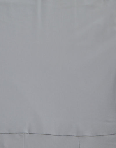 Dolce & Gabbana Gray Nylon Strapless Bodycon Jumpsuit Dress