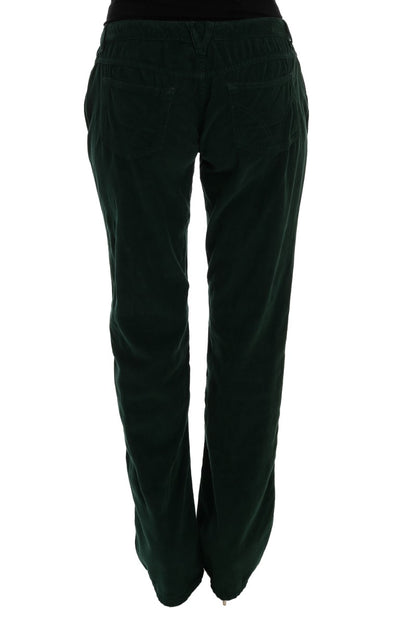Dolce & Gabbana Green Cotton Corduroys Jeans