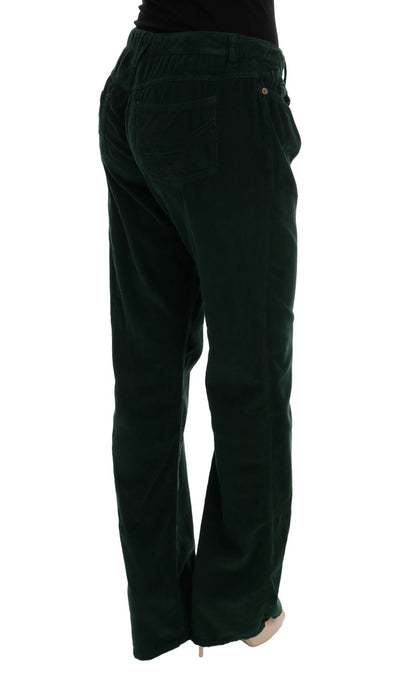 Dolce & Gabbana Green Cotton Corduroys Jeans