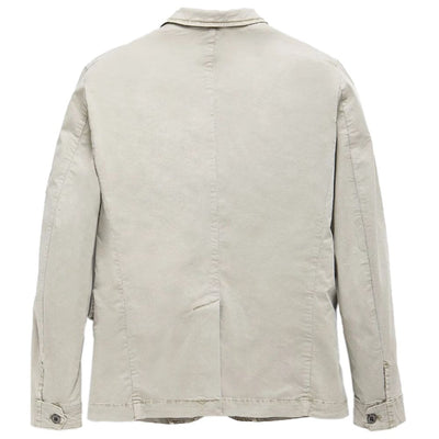 Refrigiwear Beige Cotton Men Jacket