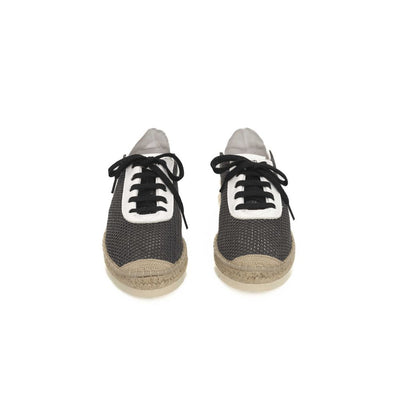 Cerruti 1881 Black Calfskin Men Sneaker