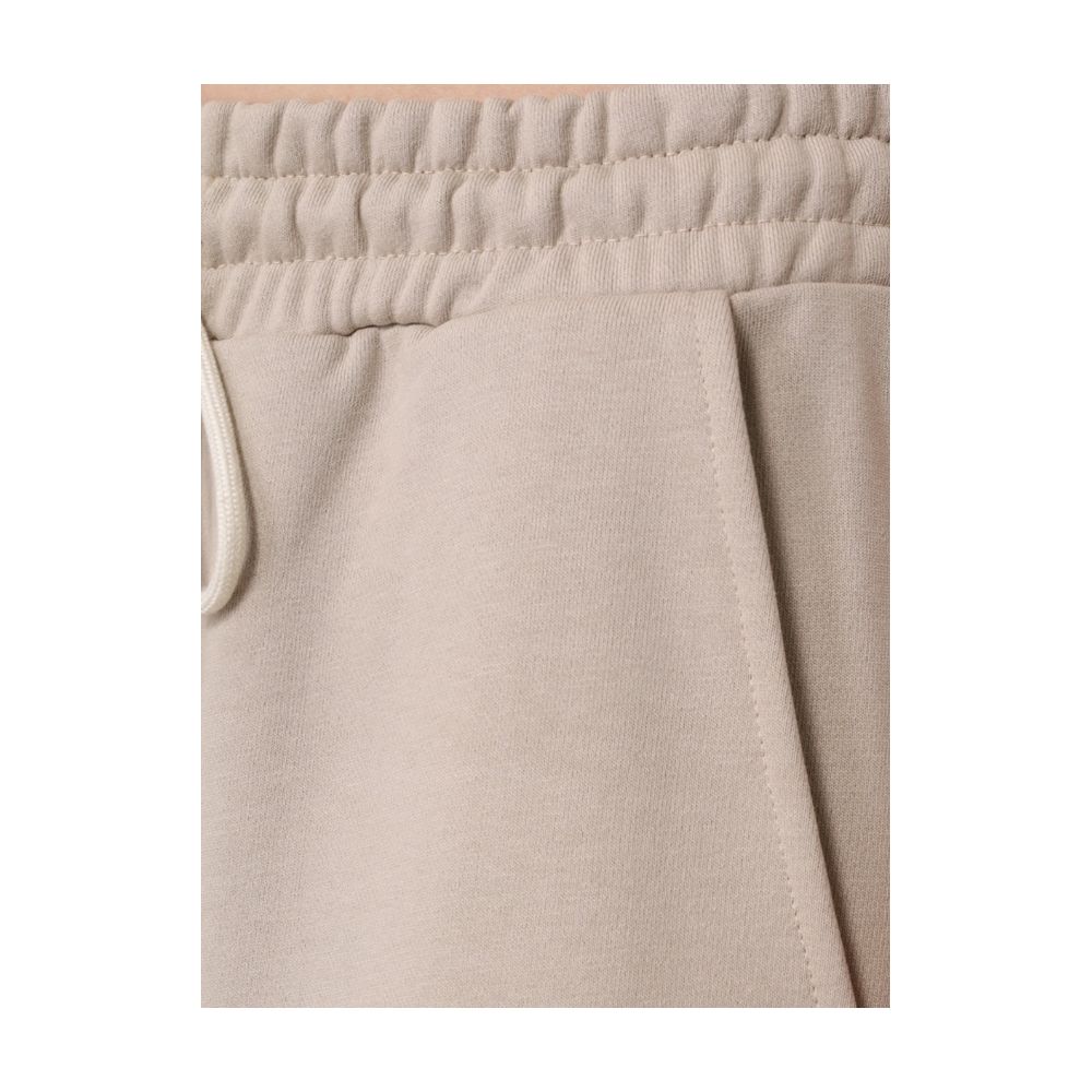 Comme Des Fuckdown Beige Cotton Women Palazzo Pants