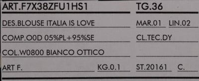 Dolce & Gabbana White Silk ITALIA IS LOVE Blouse T-shirt