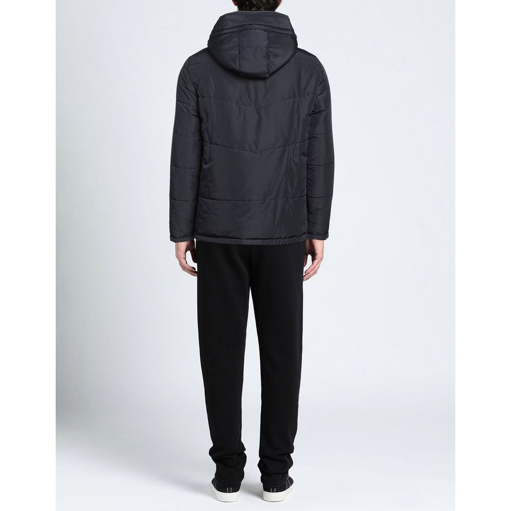 Aquascutum Blue Polyamide Men Jacket