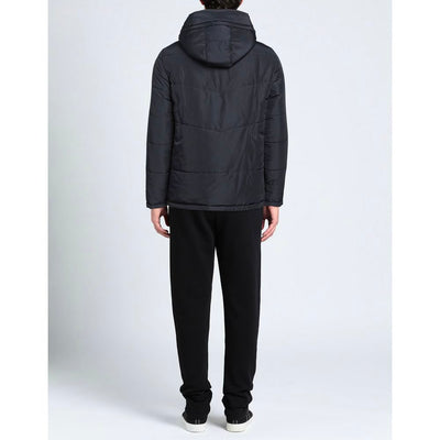 Aquascutum Blue Polyamide Men Jacket