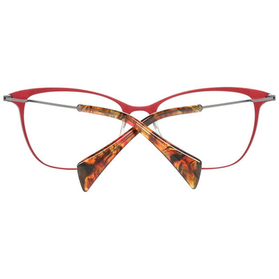 Yohji Yamamoto Red Women Glasses Frame