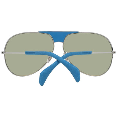 Police Blue Plastic Sunglasses
