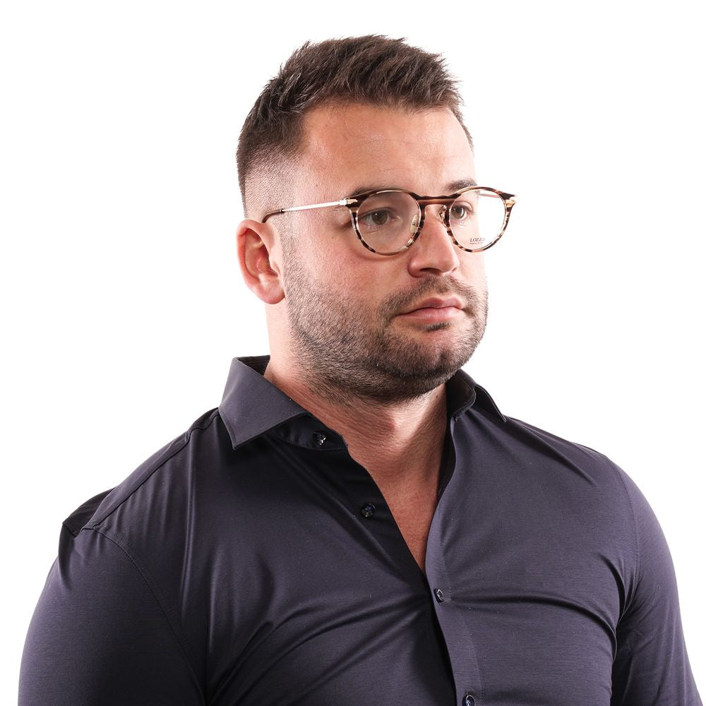Lozza Brown Metal & Plastic Glasses (Frames)