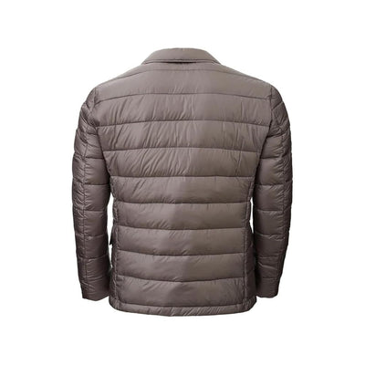 Add Gray Polyamide Men Jacket