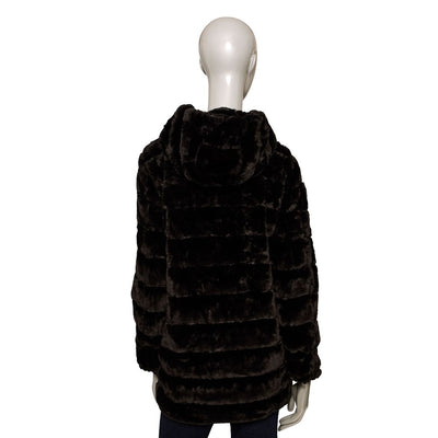 Baldinini Trend Black Polyester Women's Coat