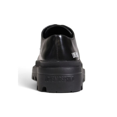 Love Moschino Black Polyethylene Platform Pumps