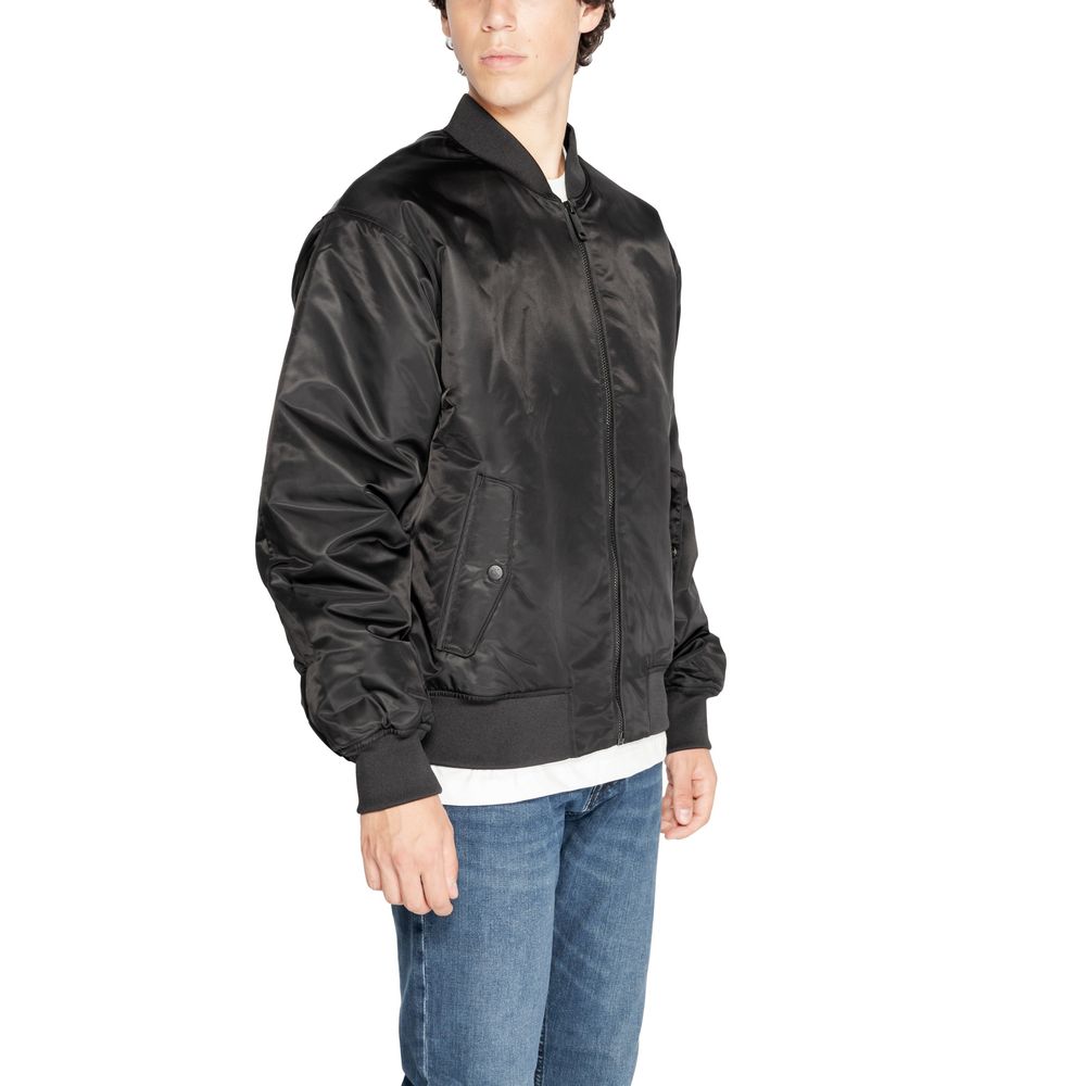 Calvin Klein Jeans Black Polyamide Jackets & Coat