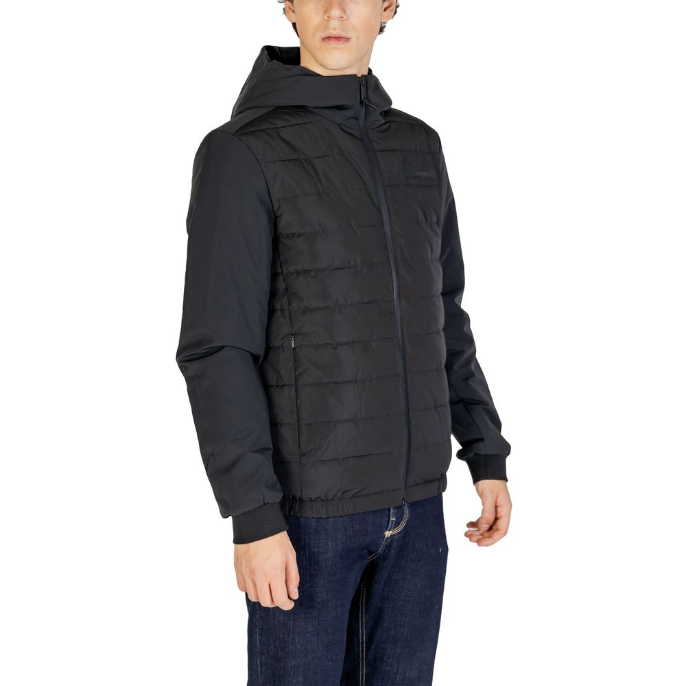 Calvin Klein Black Recycled Polyester Jackets & Coat