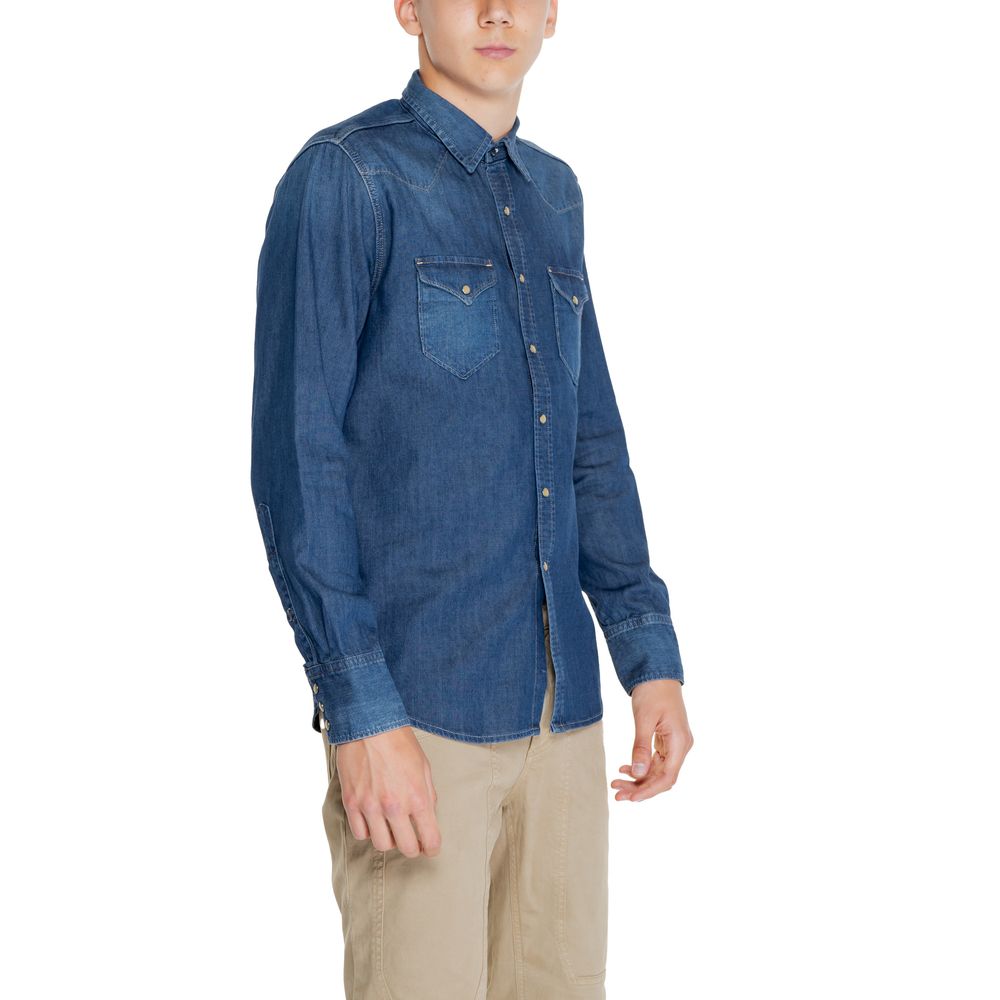 Replay Blue Denim Shirt
