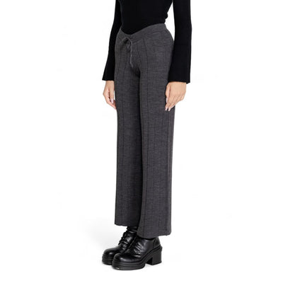 Only Gray Marabou Casual Pants