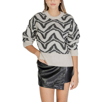 Only White Marabou Sweater