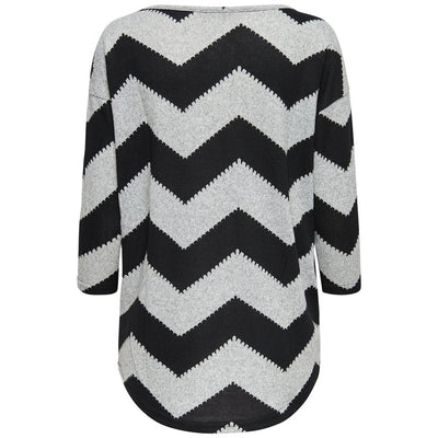 Only Gray Polyester Pattern Shirt