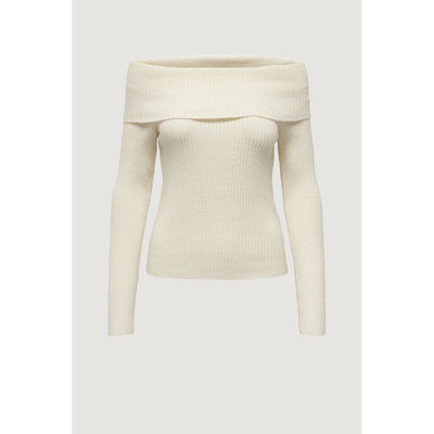Only Cream Viscose Sweatshirt