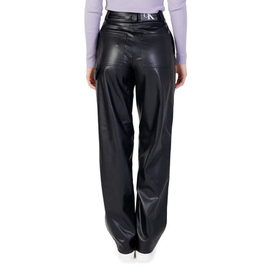 Calvin Klein Jeans Black Recycled Polyester Pant