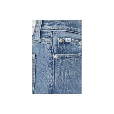 Calvin Klein Jeans Light Blue Cotton Relaxed Fit Jeans