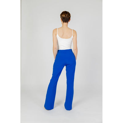 Only Blue Recycled Polyester Flared Pants
