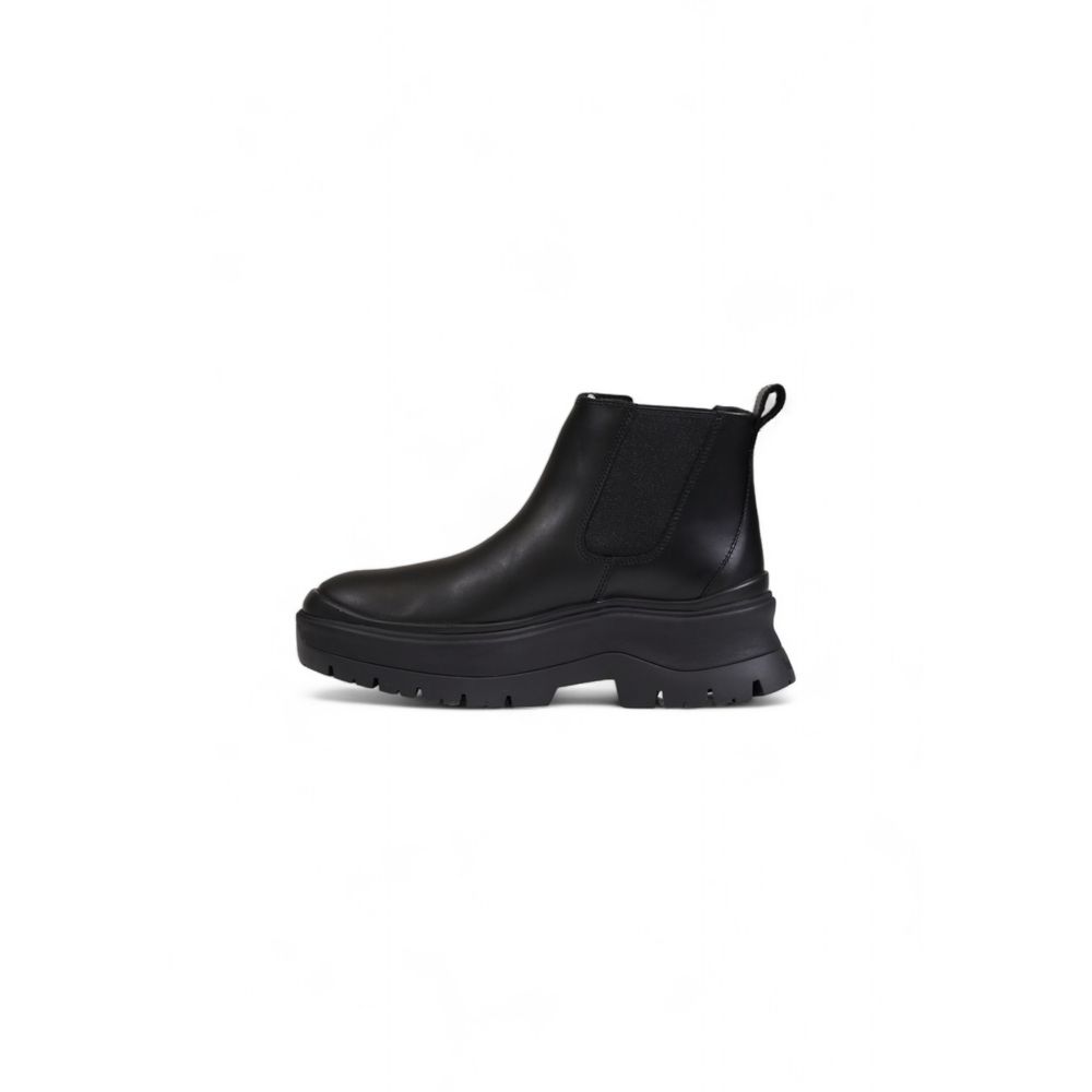 Timberland Black Leather Ankle Boots