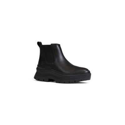 Timberland Black Leather Ankle Boots