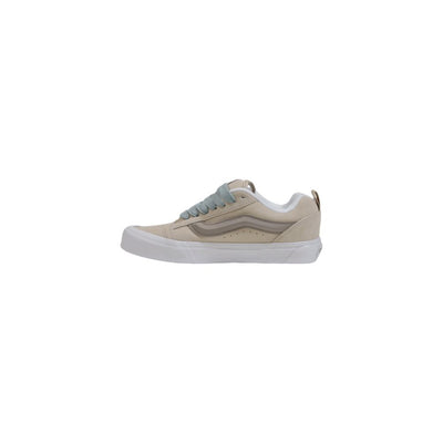 Vans Beige Leather Low Top Sneakers