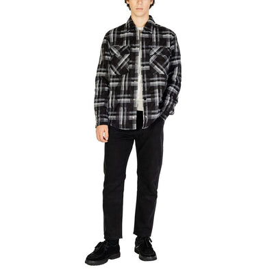 Gianni Lupo Black Polyester Jackets & Coat