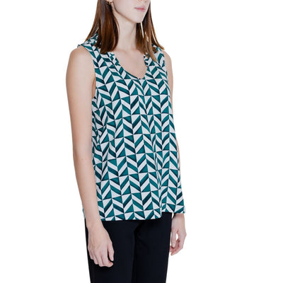 Street One Green Viscose Tank Tops