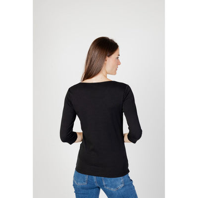 Street One Black Cotton Long Sleeve T-Shirt