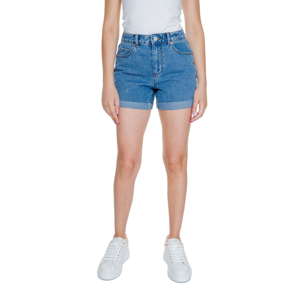 Vero Moda Light Blue Cotton Shorts