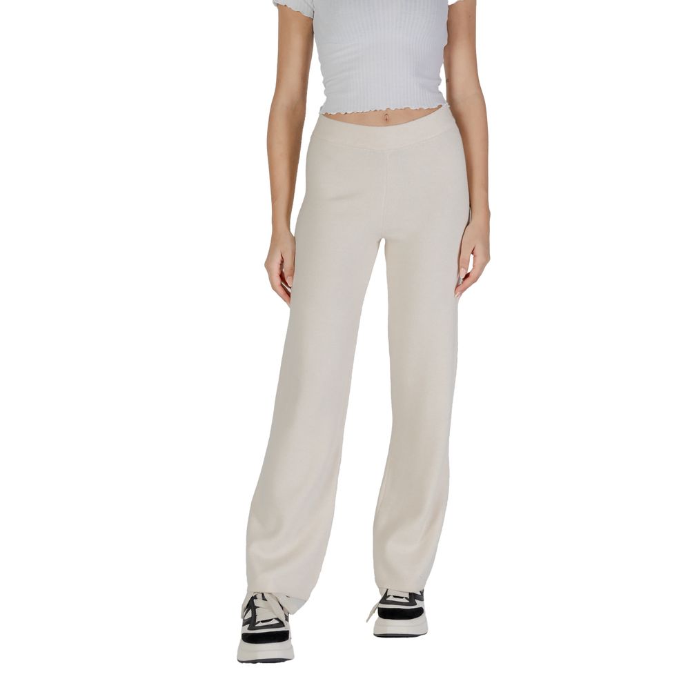 Vero Moda Cream Viscose Pant