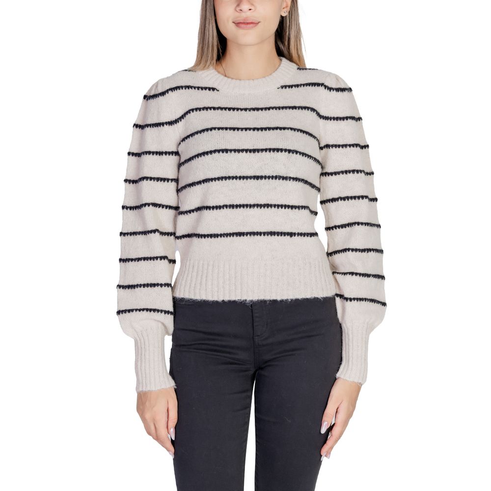 Jacqueline De Yong Gray Polyester Sweatshirt