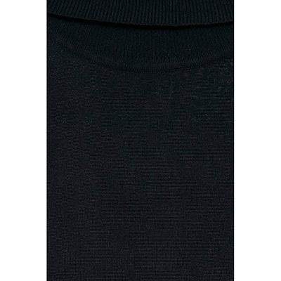 ICHI Black Viscose Turtleneck