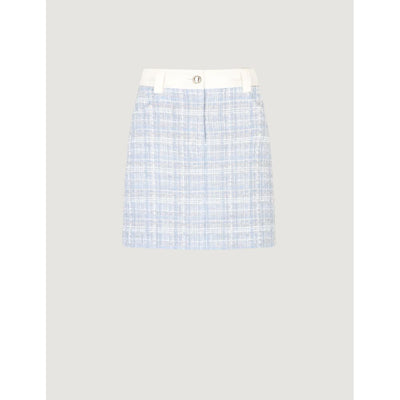 Morgan De Toi Blue Polyester Mini Skirt